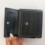 Coach Black Soho Signature Wallet
