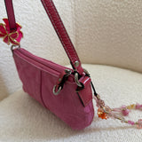 Coach Pink Signature Pochette Bag