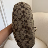 Brown Signature Coach Ergo Belted Shoulder Bag
