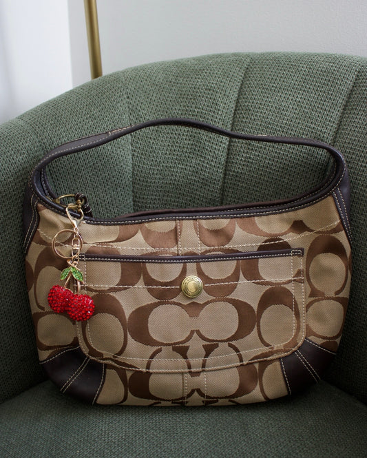 Coach Brown Signature Ergo Bag