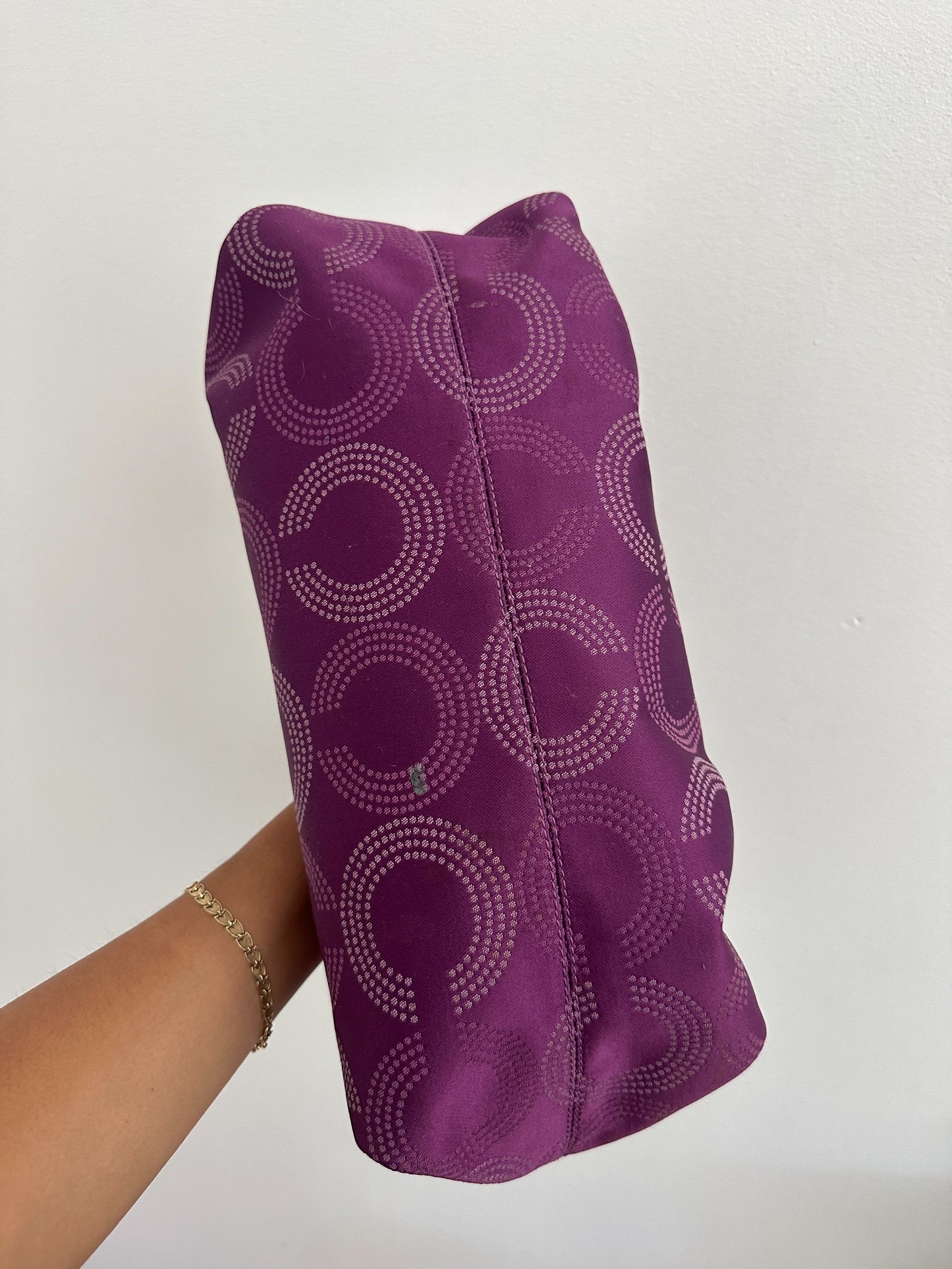 Coach Purple Madison Shoulder Bag