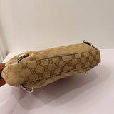 Gold Gucci Abbey D-Ring Medium Hobo Shoulder Bag