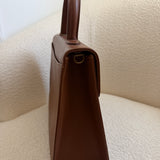 Tan Vintage Coach Madison Biltmore Top Handle Bag