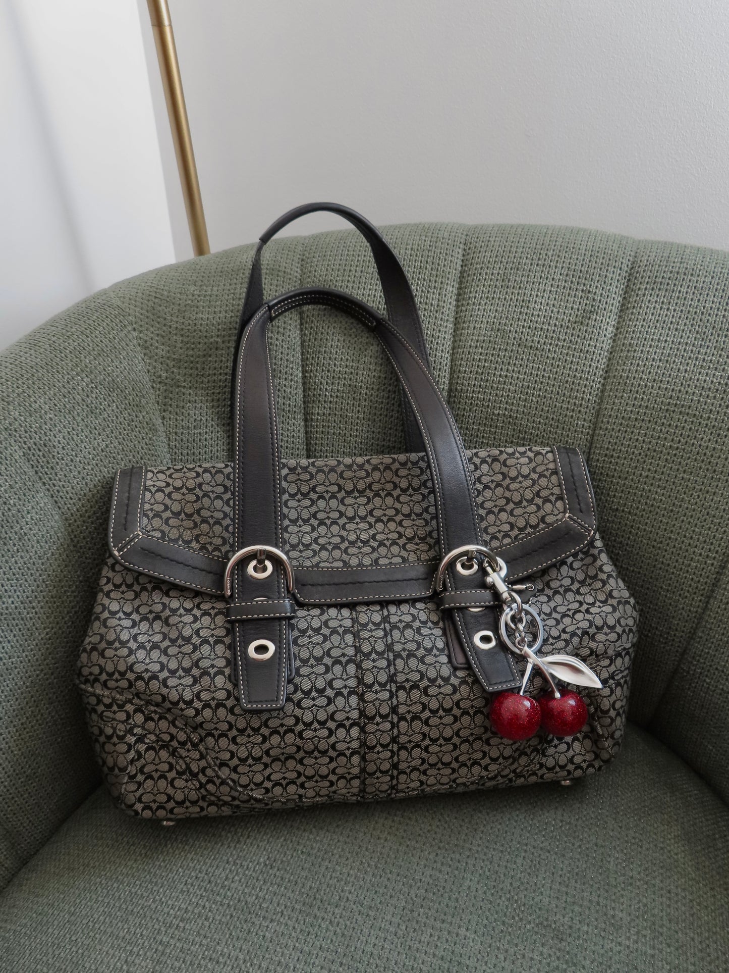 Coach Grey Soho Brief Satchel Bag