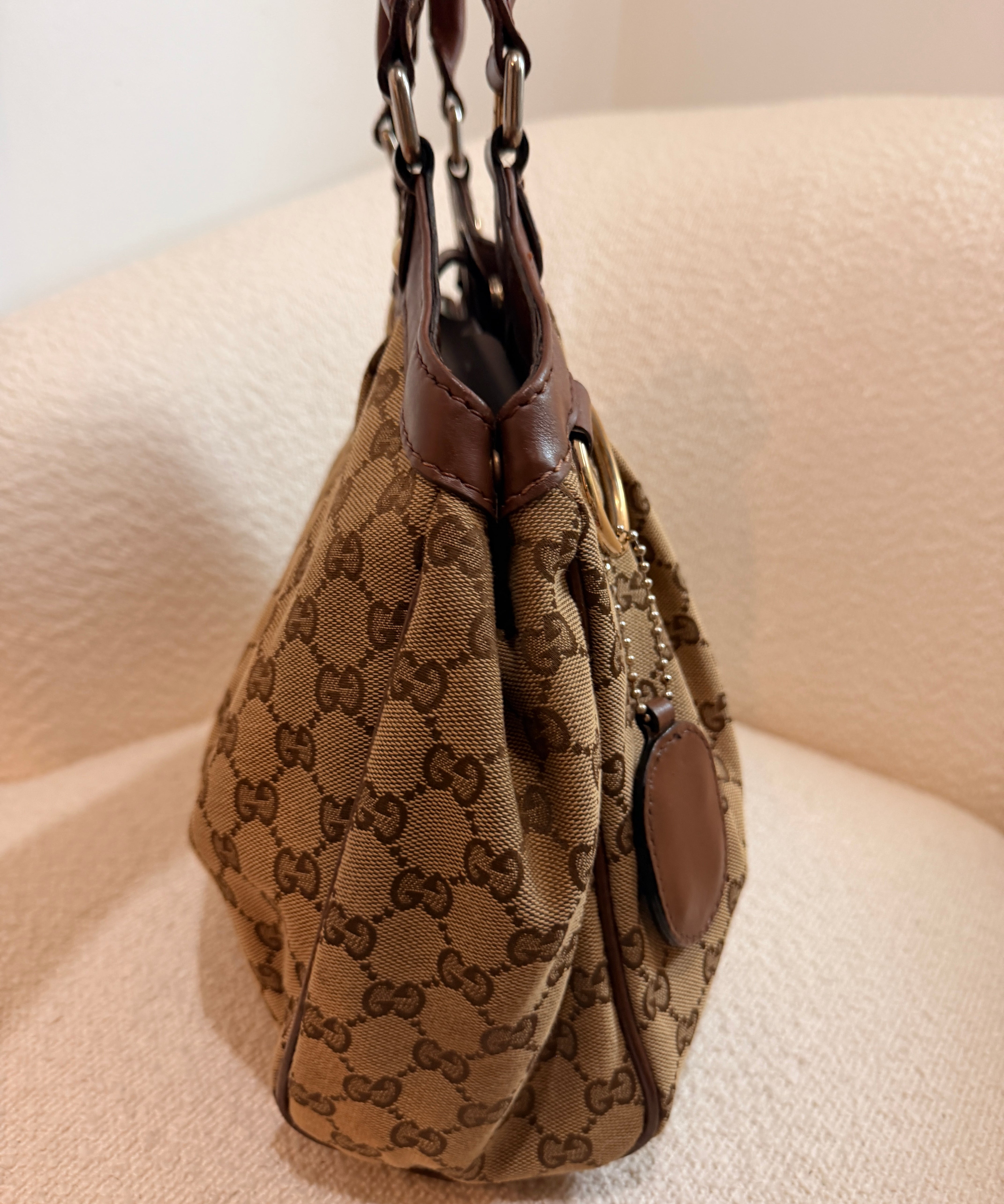 Brown Gucci Sukey Tote Bag