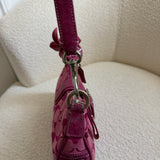 Coach Hot Pink Canvas Demi Hamptons Buckle Bag