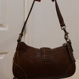 Coach Tan Brown Demi Hamptons Buckle Bag
