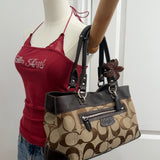 Coach Brown Signature Tote Bag