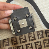 Fendi Signature Brown Baguette Bag