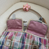 Rare Coach Poppy Multicolored Madras Bag