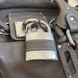 Rare Chloe Grey Paddington Leather Handbag