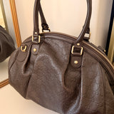Brown Guccissima Sukey Boston Tote Bag