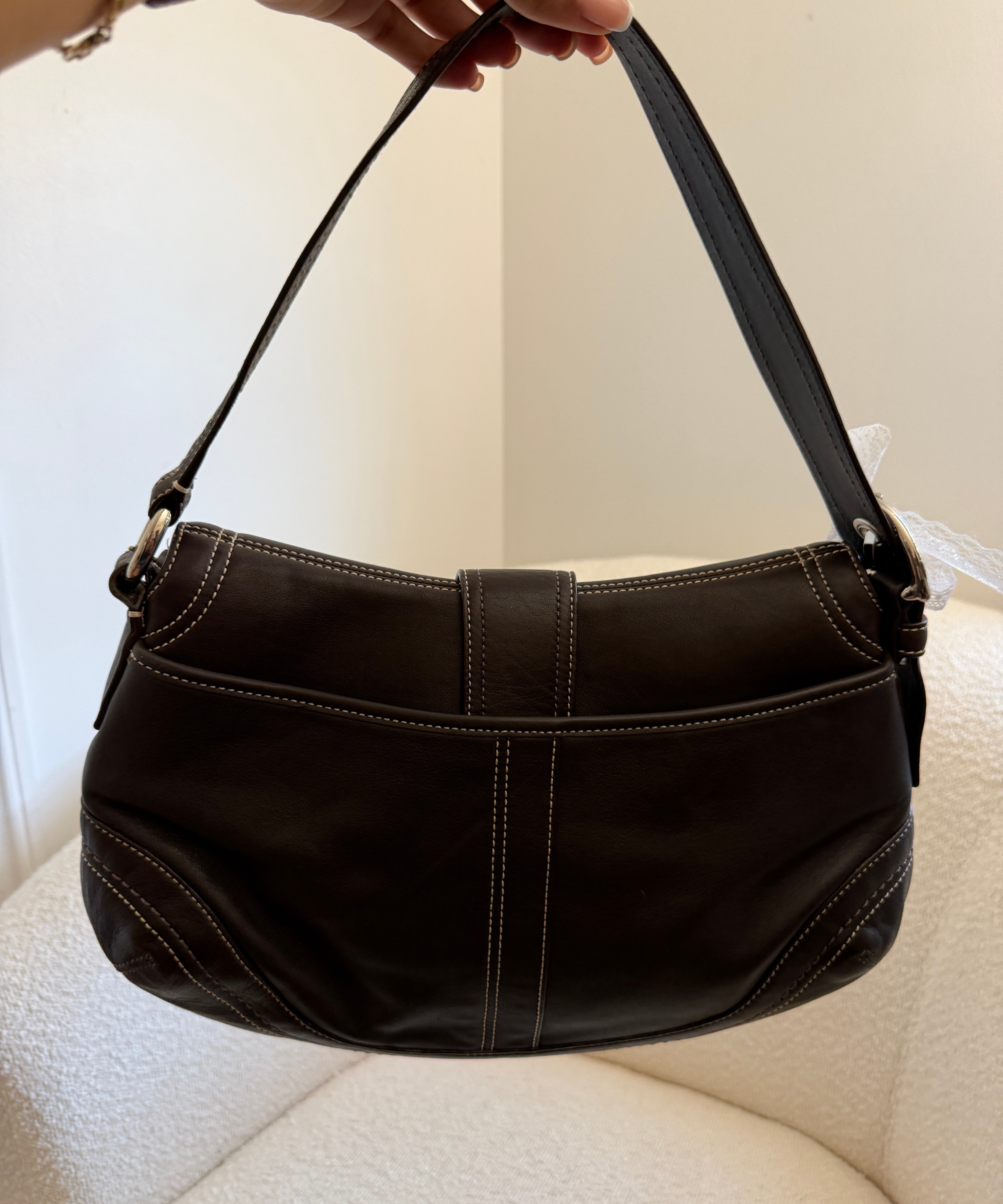 Coach Brown Leather Large Soho Bag