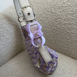 Coach Lavender Canvas Mini Hobo Bag