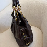 Coach Brown Leather Maggie Bag