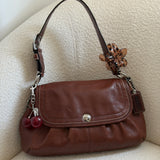 Coach Whiskey Leather Soho Flap Bag
