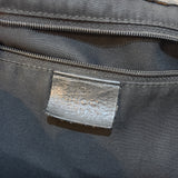 Black Leather Gucci D-Ring Large Shoulder Bag