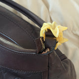 Brown Leather Gucci Mini D-Ring Shoulder Bag