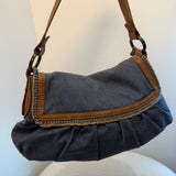 Fendi Chef Denim Shoulder Bag