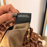 Fendi Giraffe Zucca Chef Shoulder Bag