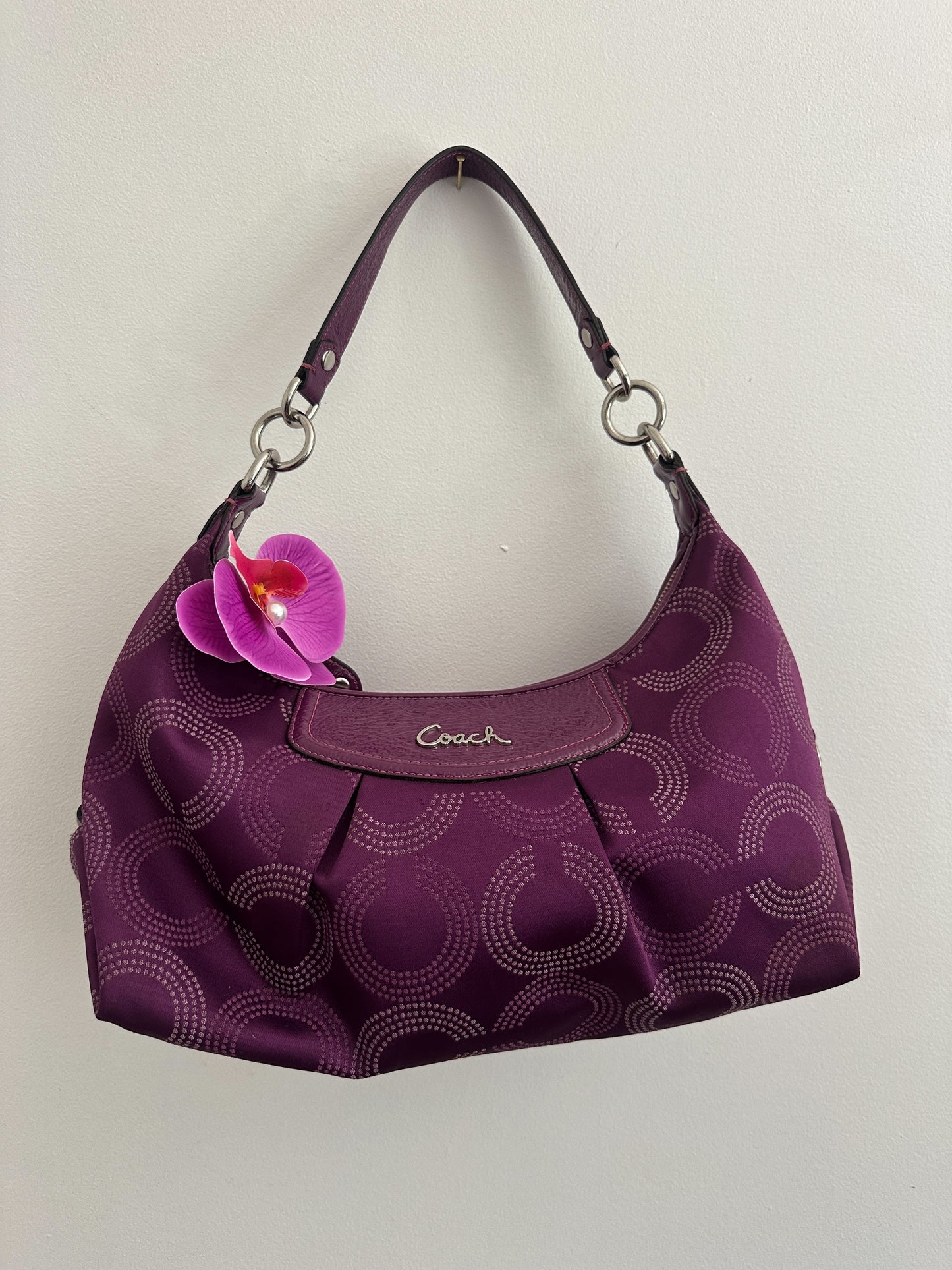Coach Purple Madison Shoulder Bag