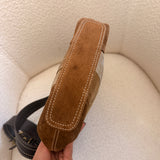 Coach Brown Patchwork Duffle Cross Body Bag