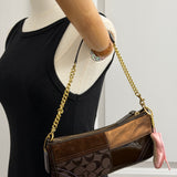 Coach Holiday Patchwork Shoulder Bag