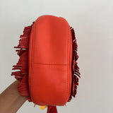 Rare Coach Orange Fringe Shoulder Bag