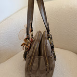 Rare Coach Gold Signature Bonnie Satchel Bag