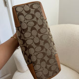 Coach Tan Hamptons Shoulder Bag