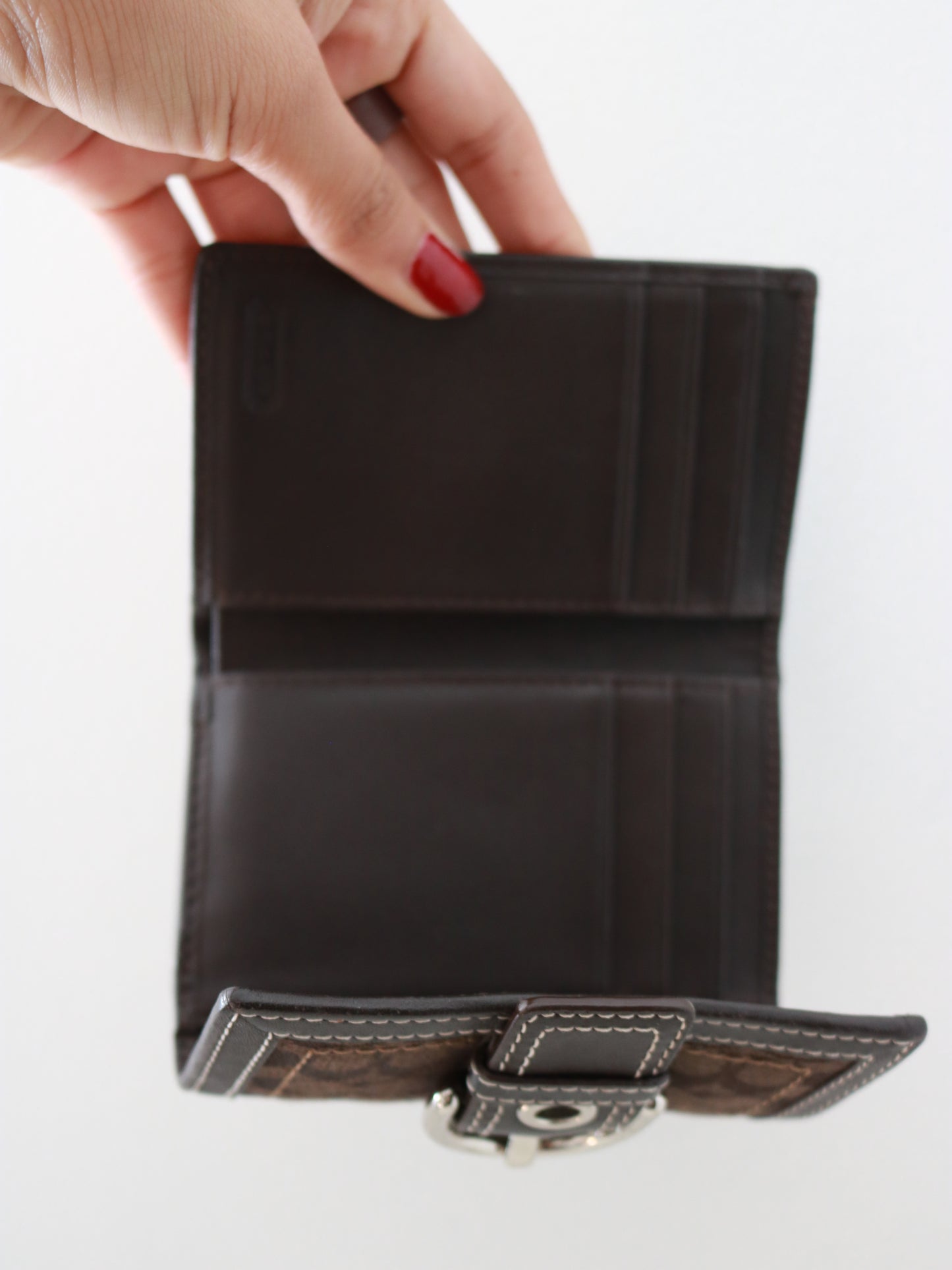 Coach Chocolate Brown Soho Signature Wallet