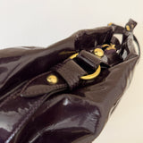 Coach Plum Patent Leather Maggie Bag