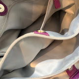 Coach Purple Op Art Ashley Carry-All Bag