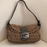 Fendi Signature Brown Baguette Bag
