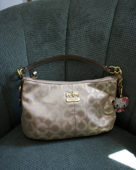 Coach Gold Poppy Shoulder Bag
