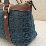 Rare Denim Gucci Abbey Mini Tote Bag