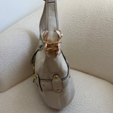Rare White Coach Ergo Belted Shoulder Bag
