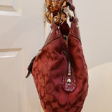 Coach Burgundy Soho Lynn Bag