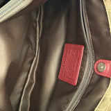 Coach Burgundy Signature Ashley Carry-All Bag