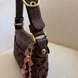 Chocolate Brown Coach Mini Soho Bleeker Bag