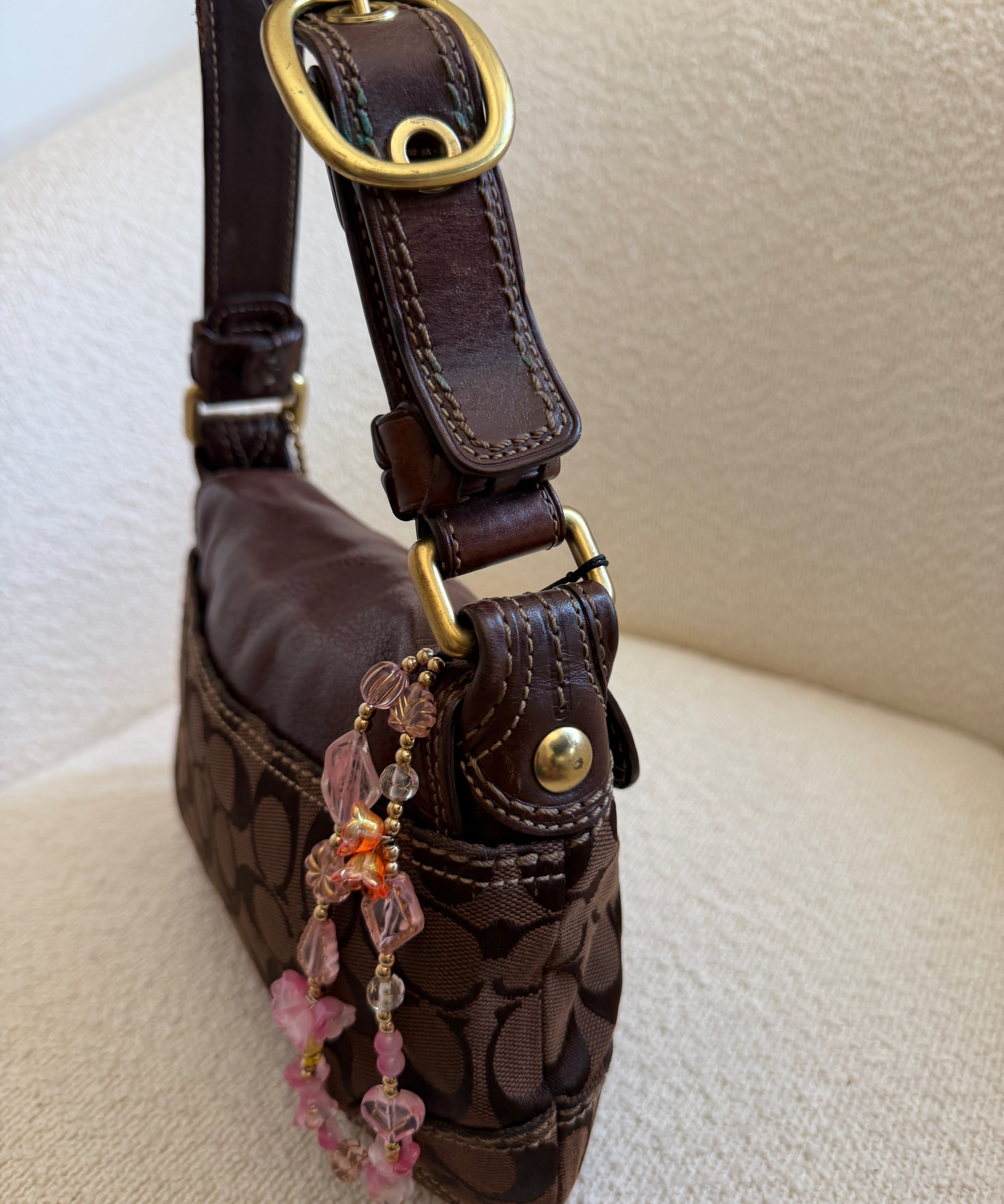 Chocolate Brown Coach Mini Soho Bleeker Bag