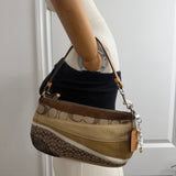 Coach Patchwork Signature Demi Hamptons Bag