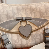 White Dior Romantique Barrel Bag