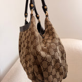 Brown Gucci Abbey Tote Bag