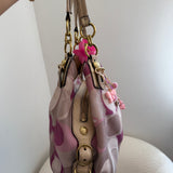 Coach Pink Optic Print Maggie Bag