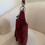 Coach Red Leather Kristen Leather Shoulder Bag