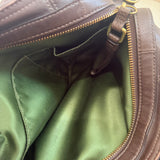 Coach Brown Leather Maggie Shoulder Bag