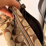 Coach Brown Monogram Shoulder Bag