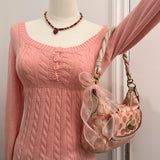 Rare Coach Polka Dot Braided Shoulder Bag