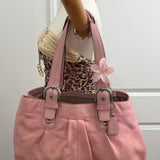 Coach Pink Leather Soho Tote Bag